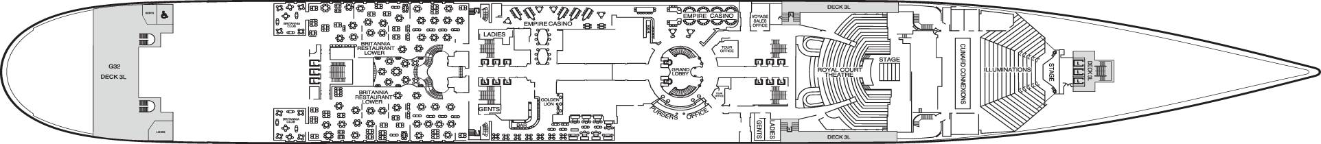 Queen Mary Seating Chart