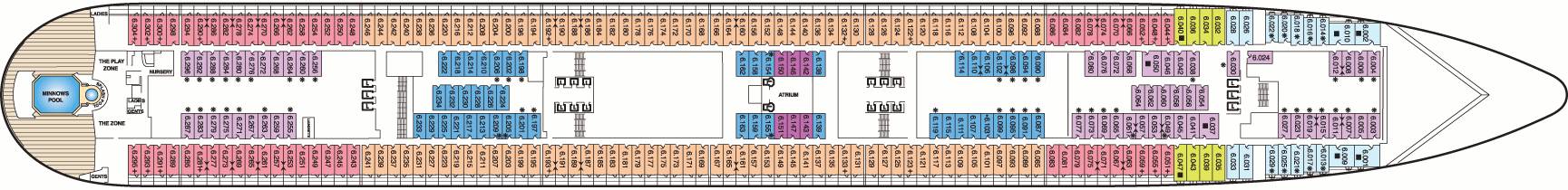 Queen Mary Seating Chart