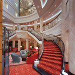 Cunard Queen Mary 2 cruise ship Atrium Lobby