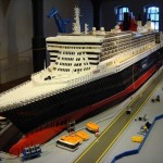 Cunard QM2 ship Lego model construction - photo 3 of 8