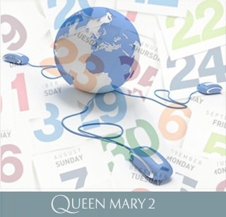 Cunard Queen Mary 2 cruise schedule (QM2 ship sailing calendar, all departures dates)